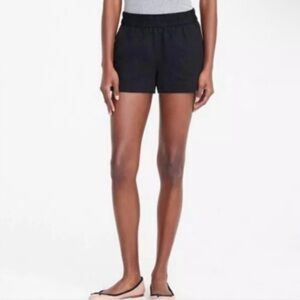 J. CREW Jacquard Pull On Boardwalk Shorts 3" C2107 black Women's‎ Size 00